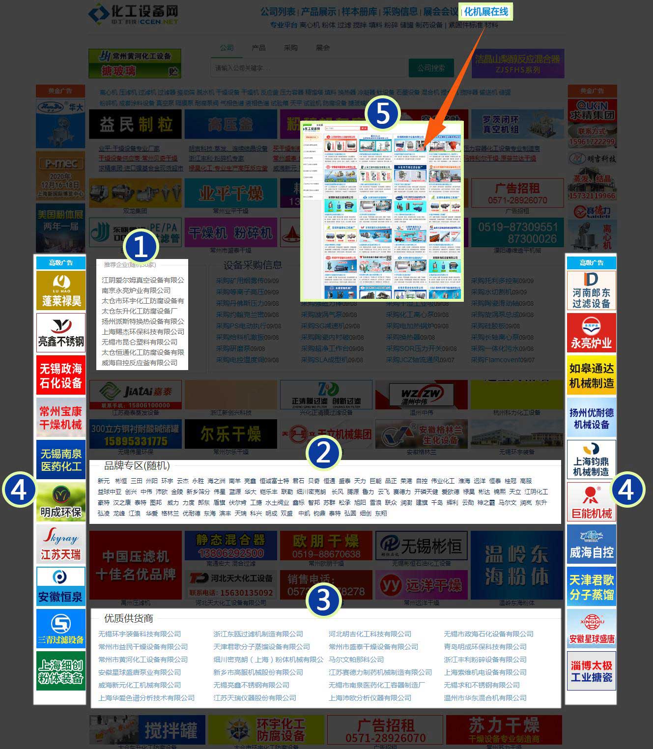 首頁(yè)展位示意